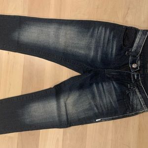 True Religion jeans like new.  Dark wash.  32x30.